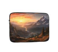 YYHWHJDE Mountain Sunrise Prints Protective Shockproof Portable Laptop Sleeve Case 13 inch for Men and Women Business Travel, and Office Daily Use