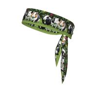YYHWHJDE Multiple Guinea pigs Pattern Sports headscarf, sweat absorbing and breathable, motion headband, double-sided kerchief