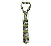 YYHWHJDE Multiple Guinea pigs Prints Men's tie classic style suit cravat suitable for holidays and work