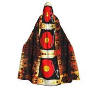 YYHWHJDE music studio Prints Hooded Cloak - Oversized Costume Throw, Soft Cosplay Layer