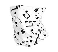 YYHWHJDE Musical Theme Prints Versatile Sport Throw - Seamless, Quick-Drying, Multifunctional Headwear for Hiking, Biking & More!