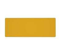 YYHWHJDE Mustard Yellow Extra Large Rubber Desk Mat 12x31.5in
