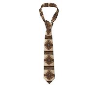 YYHWHJDE Native American Painting Pattern Men's Necktie for Business, Daily Wear, Work, Birthdays, Weddings, Parties, Banquets Easy Care 57X3.1 In