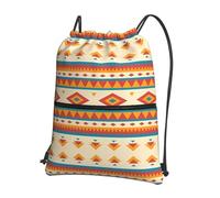 YYHWHJDE Native American Prints Drawstring Backpack - Lightweight, Waterproof Sport Throw Cover for Gym, Travel & Everyday Essentials