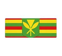 YYHWHJDE Native Hawaiian Flag Pattern Extra Large Mouse Pad Strong Adhesion, Durable, Precise Locking Edge 12x31.5in