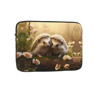 YYHWHJDE Nature Lovely Hedgehog Lovers Prints Protective Shockproof Portable Laptop Sleeve Case 12 inch for Men and Women Business Travel, and Office Daily Use