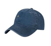 YYHWHJDE Navy Blue Cowboy Baseball Cap The Dazzling Five-Pointed Star Prints Adjustable Cotton Hat for Men & Women, Breathable & Stylish