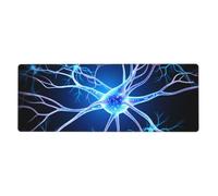 YYHWHJDE Neuron Extensions Pattern Extra Large Mouse Pad, Computer Office Anti Slip Gaming Keyboard Thickened Version 12x31.5in