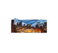 YYHWHJDE New York City Scenery Prints Baby Bow Headband - Soft & Stretchy Newborn Throw for Adorable Baby Girls 0-6 Months