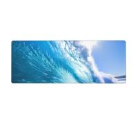 YYHWHJDE Ocean Waves Mouse Pad 12x31.5in Extended Gaming Surface