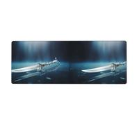 YYHWHJDE Odd Art Weapons Prints Extra Large Mouse Pad Strong Adhesion, Durable, Precise Locking Edge 12x31.5in