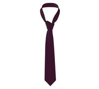 YYHWHJDE Oil purple Prints Men's tie classic style suit cravat suitable for holidays and work