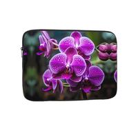 YYHWHJDE Orchid Flower Prints Protective Shockproof Portable Laptop Sleeve Case 17 inch for Men and Women Business Travel, and Office Daily Use