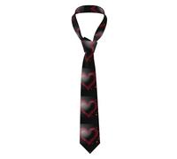 YYHWHJDE Overflowing love Pattern Men's Necktie for Business, Daily Wear, Work, Birthdays, Weddings, Parties, Banquets Easy Care 57X3.1 In