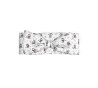 YYHWHJDE Owl Tree Branches Prints Baby Bow Headband - Soft & Stretchy Newborn Accessory for Photo Shoots & Baby Showers