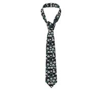 YYHWHJDE Panda cute face Pattern Men's Necktie for Business, Daily Wear, Work, Birthdays, Weddings, Parties, Banquets Easy Care 57X3.1 In