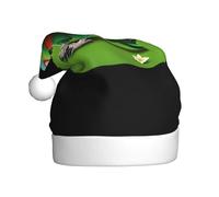 YYHWHJDE Parrot on the grass Prints Christmas Hat for Adult for men and women clothing headband for festive occasions