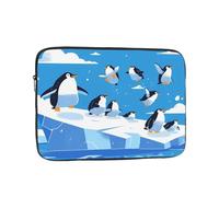 YYHWHJDE Penguins on The Iceberg Pattern Shockproof Portable Laptop 17 inch Sleeve Bag for Men and Women - Ideal for Business Travel, School, and Daily Use