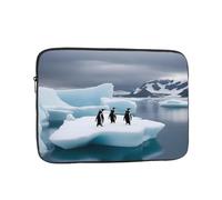 YYHWHJDE Penguins On The Iceberg Picture Shockproof Portable Laptop Sleeve Case 17 inch for Men and Women Business Travel, School, and Office Daily Use