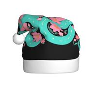 YYHWHJDE Petal Maze Pattern Christmas Hat for Adult Soft and Fluffy, Ideal for Long-Term Use