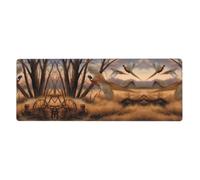 YYHWHJDE pheasant hunting Mouse Pad 12x31.5in Extended Gaming Surface