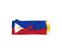 YYHWHJDE Philippine flag Prints Baby Bow Headband - Soft & Stretchy Newborn Accessory for Photography & Baby Showers