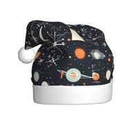 YYHWHJDE physics print Printing Christmas Hat Durable for Adult for Halloween, Christmas, New Year