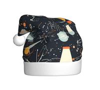 YYHWHJDE physics print Prints Christmas Hat for Adult for men and women clothing headband for festive occasions
