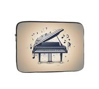 YYHWHJDE Piano Music Symbol Printing Portable Laptop Sleeve Case 15 inch Shockproof Bag for Men and Women Business Travel, and Office Daily Use