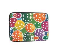YYHWHJDE Pickleball Balls Colors Pattern Prints Protective Shockproof Portable Laptop Sleeve Case 10 inch for Men and Women Business Travel, and Office Daily Use
