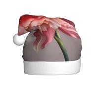 YYHWHJDE Pink daffodils Prints Christmas Hat for Adult Making It a Fun and Durable Gift for Men and Women