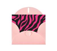 YYHWHJDE Pink Greeting Card Zebra Tiger Leopard pink Prints for Christmas, Children's Birthday, Valentine's Day, and Party Invitation