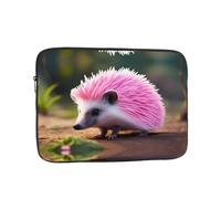 YYHWHJDE Pink Hedgehog Prints Protective Shockproof Portable Laptop Sleeve Case 10 inch for Men and Women Business Travel, and Office Daily Use