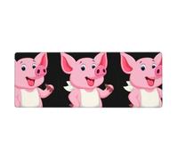 YYHWHJDE Pink Little Pig Mouse Pad 12x31.5in