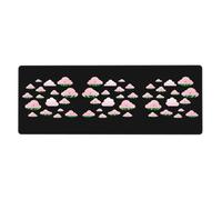 YYHWHJDE Pink Watermelon Clouds Prints Extra Large Mouse pad Mousepad 12x31.5in for Office Gaming Learning