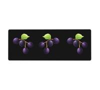 YYHWHJDE Plum Glass Oil Painting Pattern Extra Large Mouse Pad Strong Adhesion, Durable, Precise Locking Edge 12x31.5in