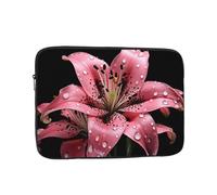 YYHWHJDE Polka Dot Pink Flower Pattern Shockproof Portable Laptop 10 inch Sleeve Bag for Men and Women - Ideal for Business Travel, School, and Daily Use