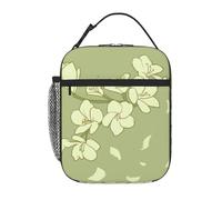 YYHWHJDE Portable Insulated Lunch Bag Cartoon Begonia Picture Reusable Lunch Bag Durable for Men and Women Easy Carrying