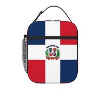YYHWHJDE Portable Insulated Lunch Bag Dominican Republic Picture Reusable Lunch Bag Durable for Men and Women Easy Carrying