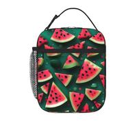 YYHWHJDE Portable Insulated Lunch Bag Dream Watermelon Pattern Reusable Lunch Bag Durable for Men and Women