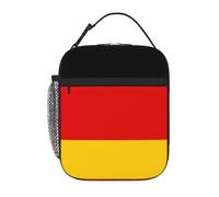 YYHWHJDE Portable Insulated Lunch Bag German Flag Picture Reusable Lunch Bag Durable for Men and Women Easy Carrying