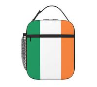 YYHWHJDE Portable Insulated Lunch Bag Irish Flag Picture Reusable Lunch Bag Durable for Men and Women Easy Carrying