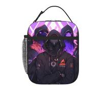 YYHWHJDE Portable Insulated Lunch Bag Ravens Picture Reusable Lunch Bag Durable for Men and Women Easy Carrying