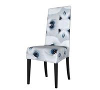 YYHWHJDE Protection cover for dining chair snowy owl eyes Pattern - Soft, Comfortable, Needed Stretchable for Most Armless Chair