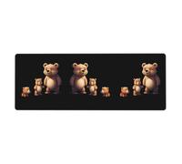 YYHWHJDE Puppy Learning To Walk Pattern Extra Large Mouse Pad Strong Adhesion, Durable, Precise Locking Edge 12x31.5in