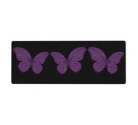 YYHWHJDE Purple lace Butterfly Prints Extra Large Mouse pad Mousepad 12x31.5in for Office Gaming Learning