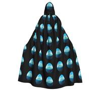 YYHWHJDE Put the ocean in an egg Printing Halloween Adult Hooded Cloak for Parties and Costume Events