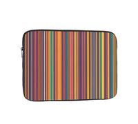 YYHWHJDE Rainbow Color Stripe Picture Shockproof Portable Laptop Sleeve Case 17 inch for Men and Women Business Travel, School, and Office Daily Use