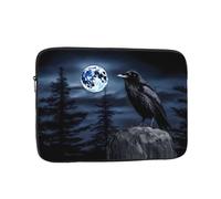 YYHWHJDE Raven in The Night Pattern Shockproof Portable Laptop 13 inch Sleeve Bag for Men and Women - Ideal for Business Travel, School, and Daily Use