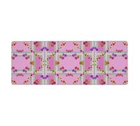 YYHWHJDE Rectangular Flower Pattern Extra Large Mouse Pad, Computer Office Anti Slip Gaming Keyboard Thickened Version 12x31.5in